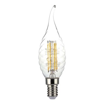 LED Žiarovka FILAMENT E14/4W/230V 3000K