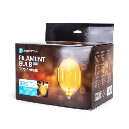 LED Žiarovka FILAMENT E27/4W/230V 1800K - Aigostar