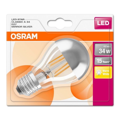 LED Žiarovka FILAMENT E27/4W/230V 2700K - Osram