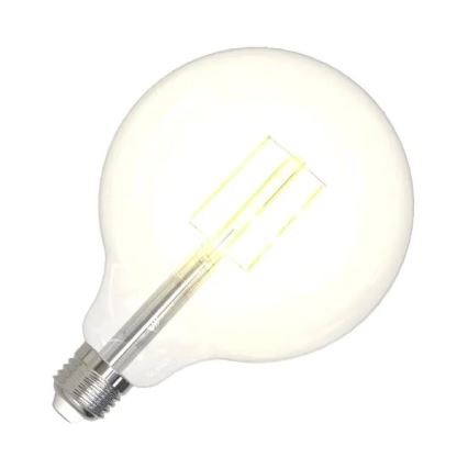 LED Žiarovka BIELY FILAMENT G125 E27/13W/230V 3000K