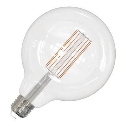 LED Žiarovka FILAMENT G125 E27/18W/230V 4000K