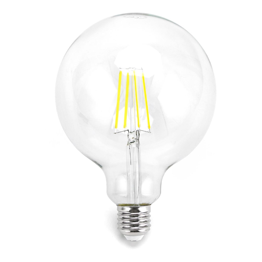 LED Žiarovka FILAMENT G125 E27/4W/230V 6500K - Aigostar