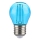 LED Žiarovka FILAMENT G45 E27/2W/230V modrá