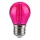 LED Žiarovka FILAMENT G45 E27/2W/230V ružová