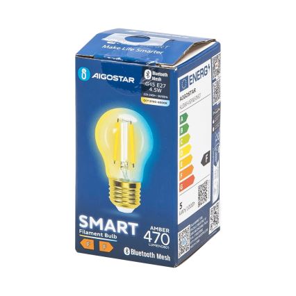 LED Žiarovka FILAMENT G45 E27/4,5W/230V 2700-6500K - Aigostar