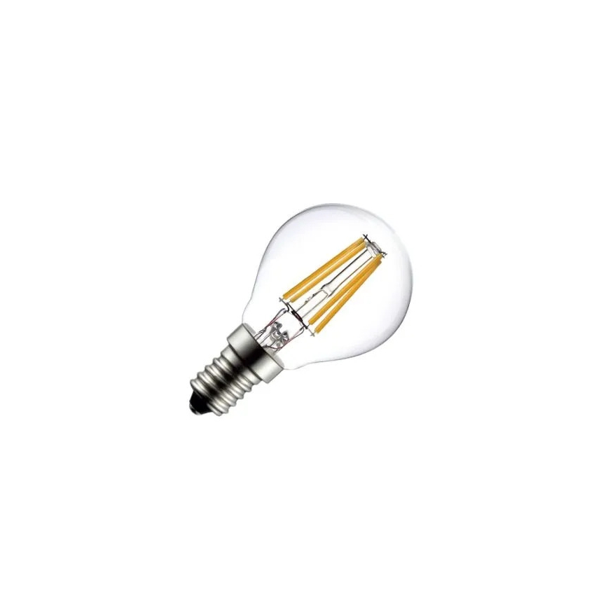 LED žiarovka Filament G45, pätica E14, 6 W, 230 V, 3000 K