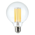 LED Žiarovka FILAMENT G95 E27/6W/230V 3000K