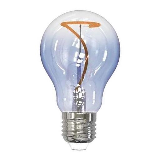 LED Žiarovka FILAMENT SHAPE A60 E27/4W/230V 1800K modrá