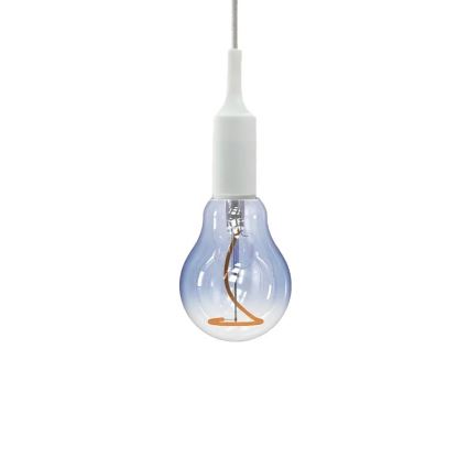 LED Žiarovka FILAMENT SHAPE A60 E27/4W/230V 1800K modrá