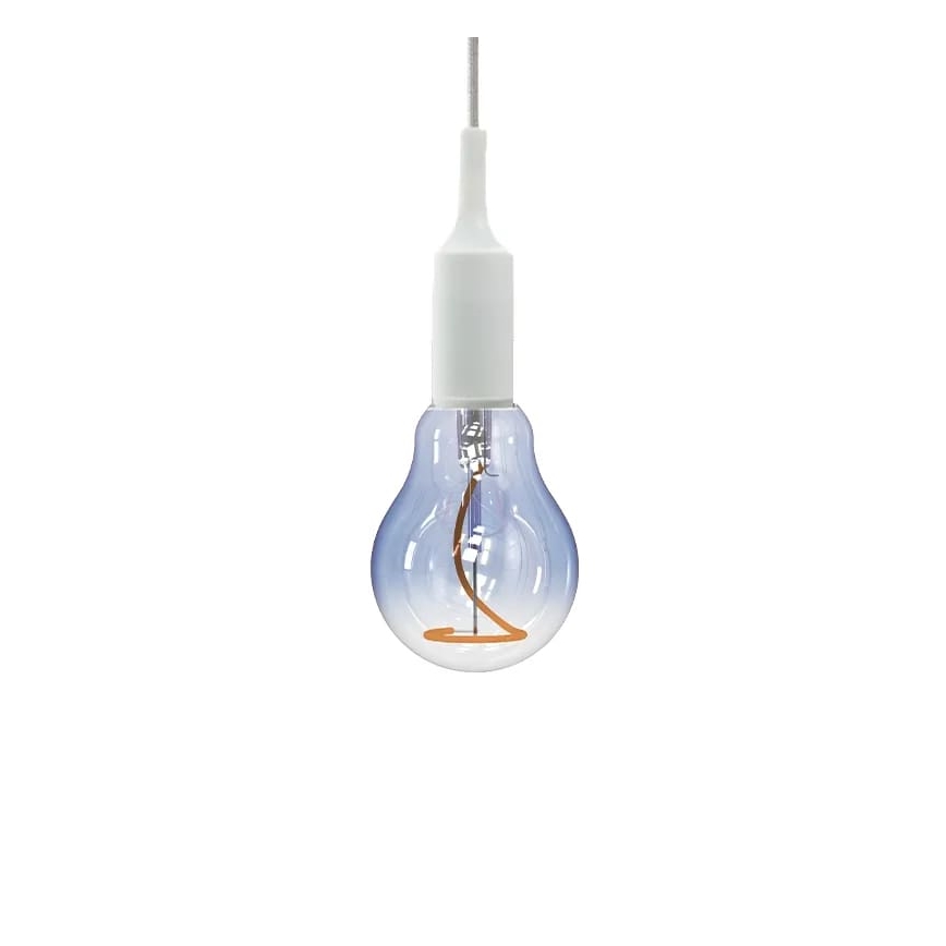 LED Žiarovka FILAMENT SHAPE A60 E27/4W/230V 1800K modrá