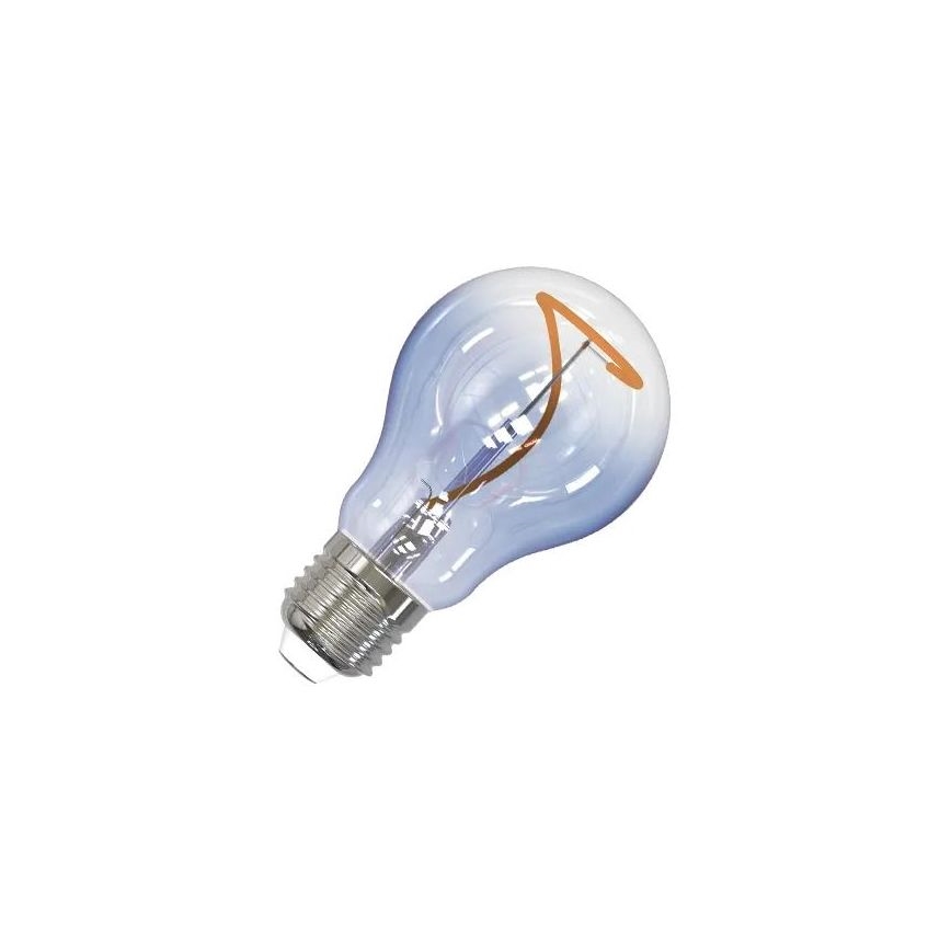 LED Žiarovka FILAMENT SHAPE A60 E27/4W/230V 1800K modrá