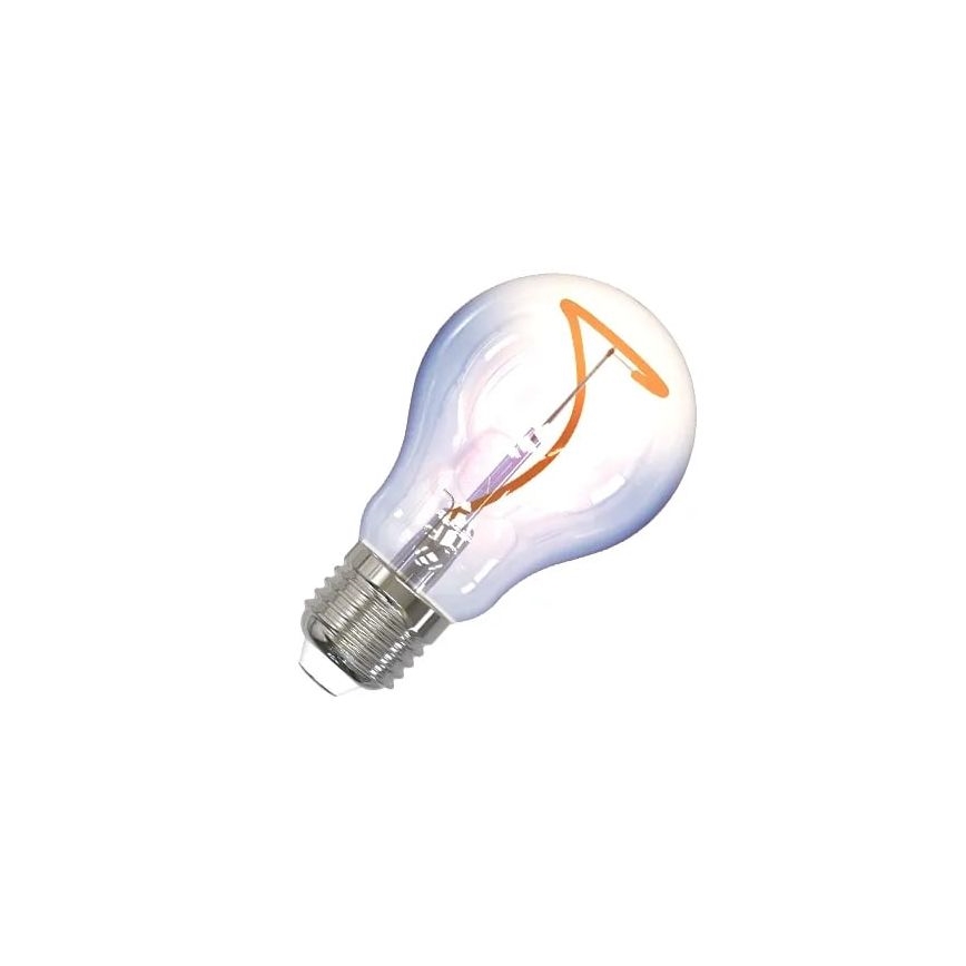 LED Žiarovka FILAMENT SHAPE A60 E27/4W/230V 1800K modrá