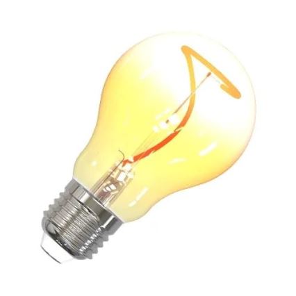 LED Žiarovka FILAMENT SHAPE A60 E27/4W/230V 1800K žltá