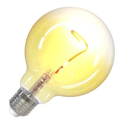 LED Žiarovka FILAMENT SHAPE G95 E27/4W/230V 1800K žltá