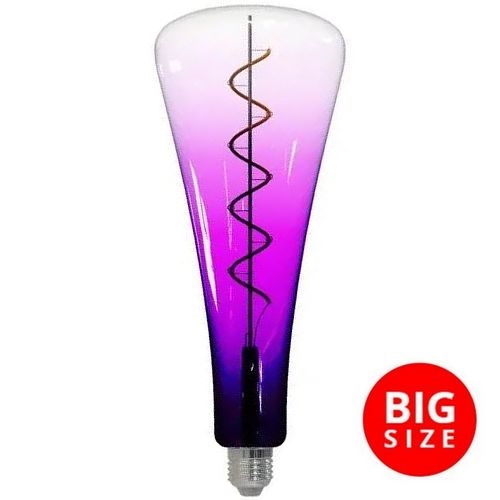 LED Žiarovka FILAMENT SHAPE T110 E27/5W/230V 1800K fialová