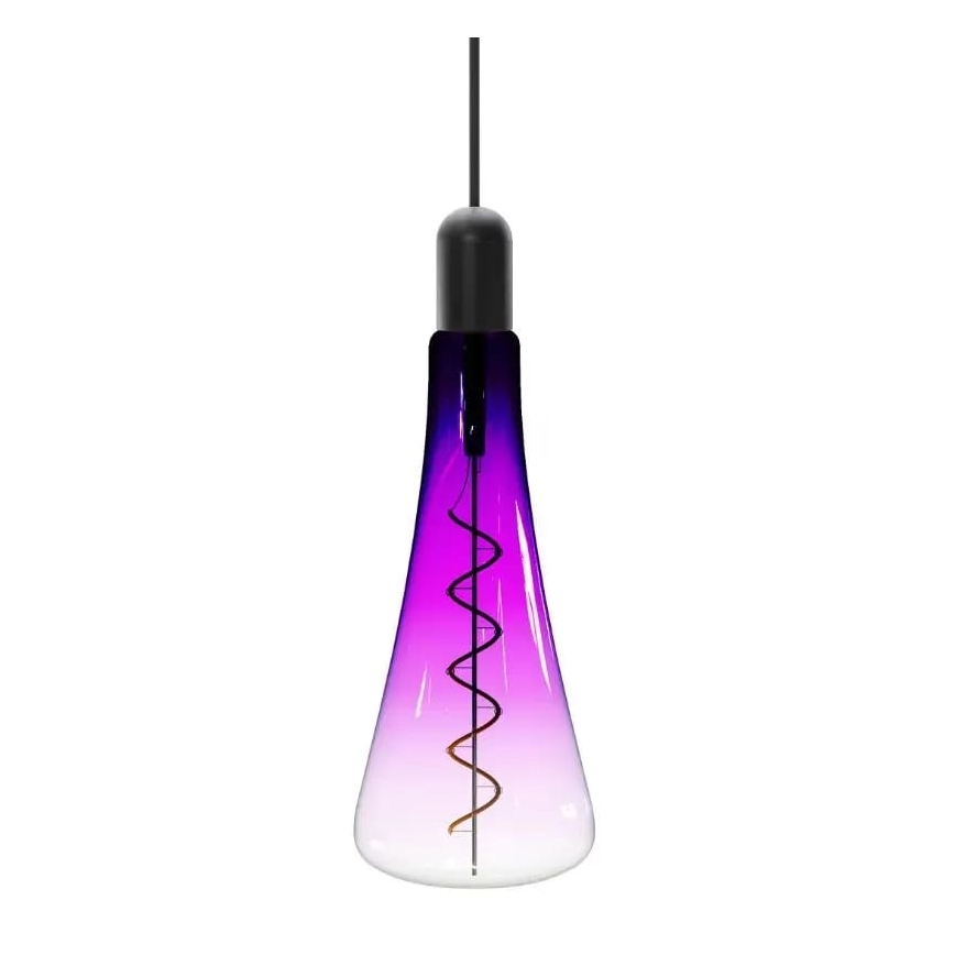 LED Žiarovka FILAMENT SHAPE T110 E27/5W/230V 1800K fialová