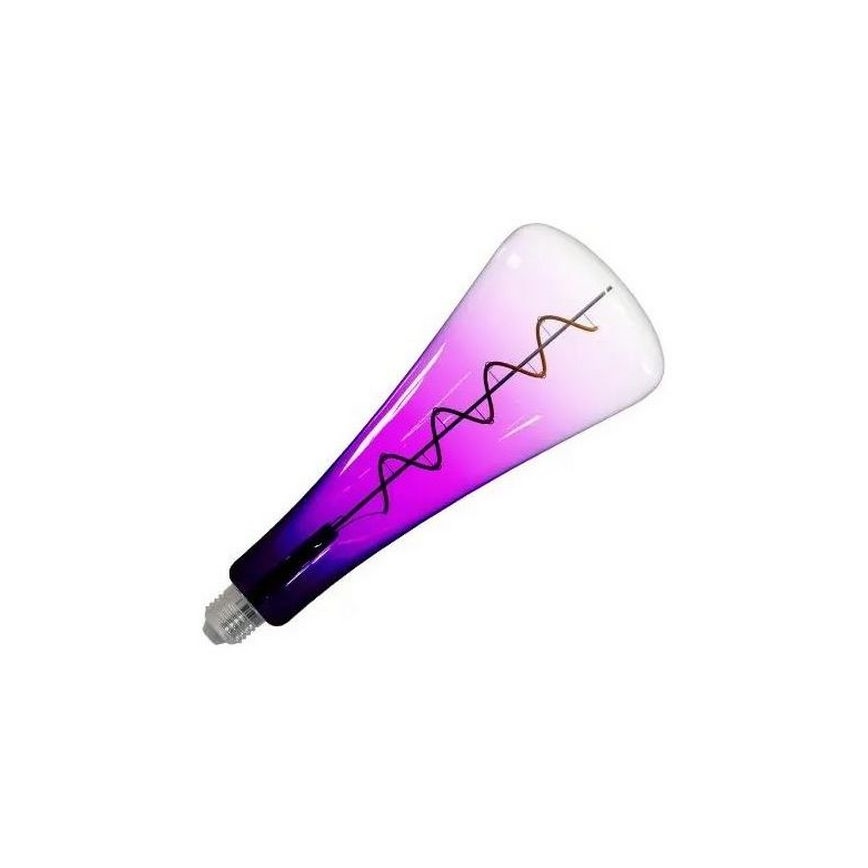LED Žiarovka FILAMENT SHAPE T110 E27/5W/230V 1800K fialová