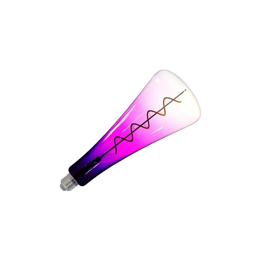 LED Žiarovka FILAMENT SHAPE T110 E27/5W/230V 1800K fialová