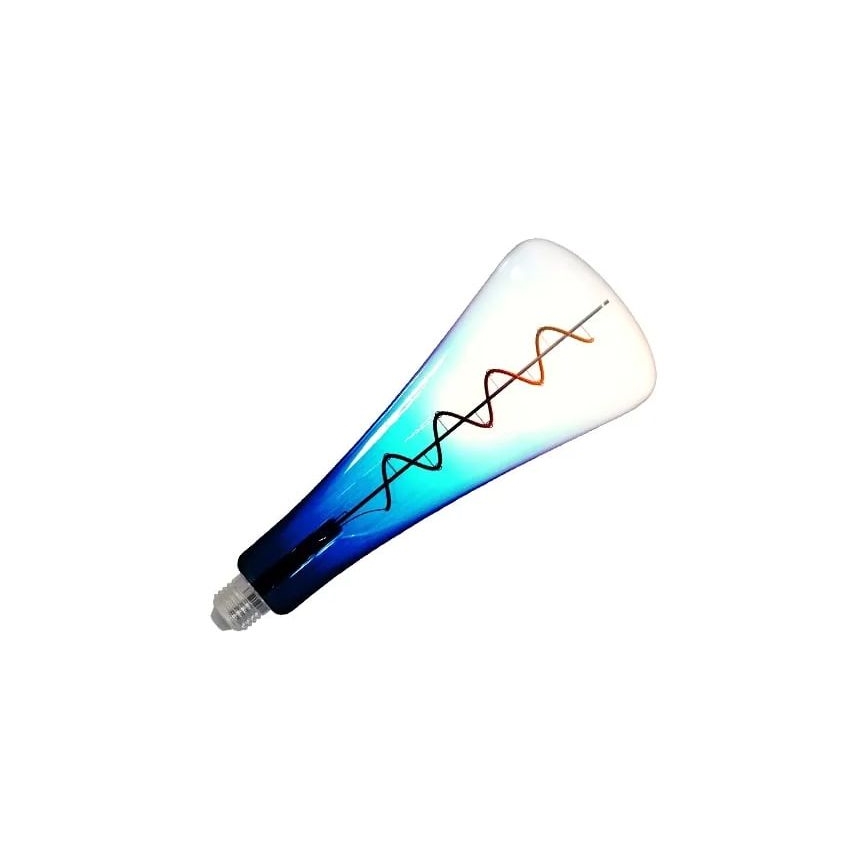 LED Žiarovka FILAMENT SHAPE T110 E27/5W/230V 1800K modrá
