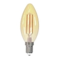 LED Žiarovka FILAMENT SLIM VINTAGE C35 E14/4,5W/230V 1800K