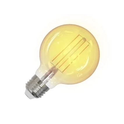 LED Žiarovka FILAMENT SLIM VINTAGE G80 E27/4,5W/230V 1800K