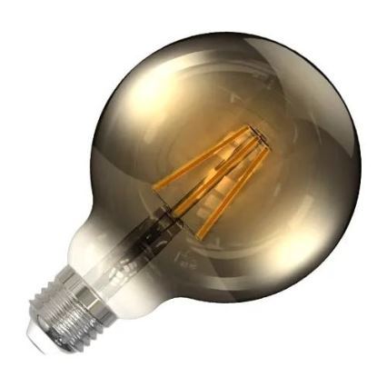 LED Žiarovka FILAMENT SMOKE G95 E27/4W/230V 2000K