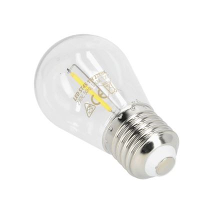 LED Žiarovka FILAMENT ST45 E27/1W/230V 2700K