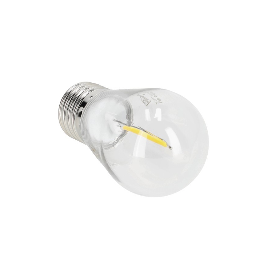 LED Žiarovka FILAMENT ST45 E27/1W/230V 2700K
