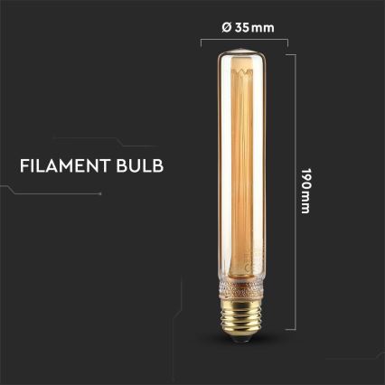 LED Žiarovka FILAMENT T30 E27/2W/230V 1800K Art Edition