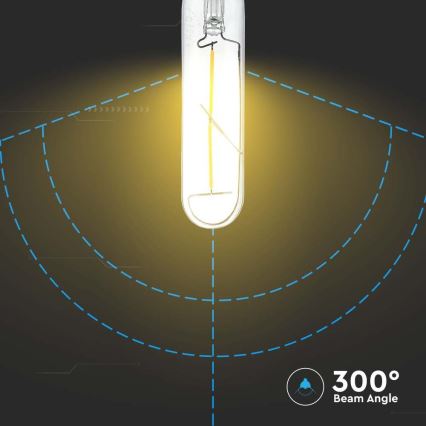 LED Žiarovka FILAMENT T30 E27/2W/230V 3000K