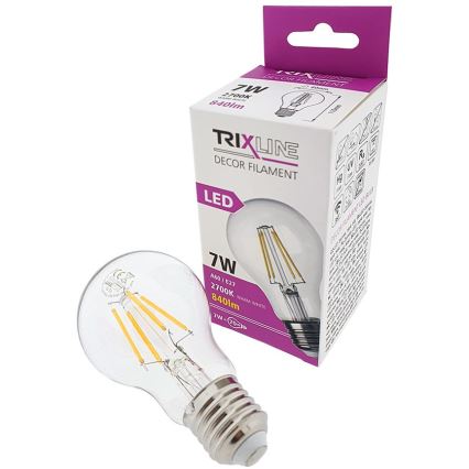 LED Žiarovka FILAMENT VINTAGE A60 E27/7W/230V 2700K