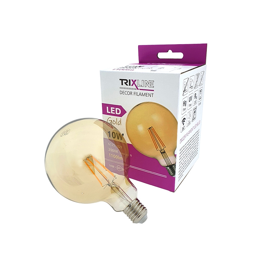 LED Žiarovka FILAMENT VINTAGE E27/10W/230V 2000K