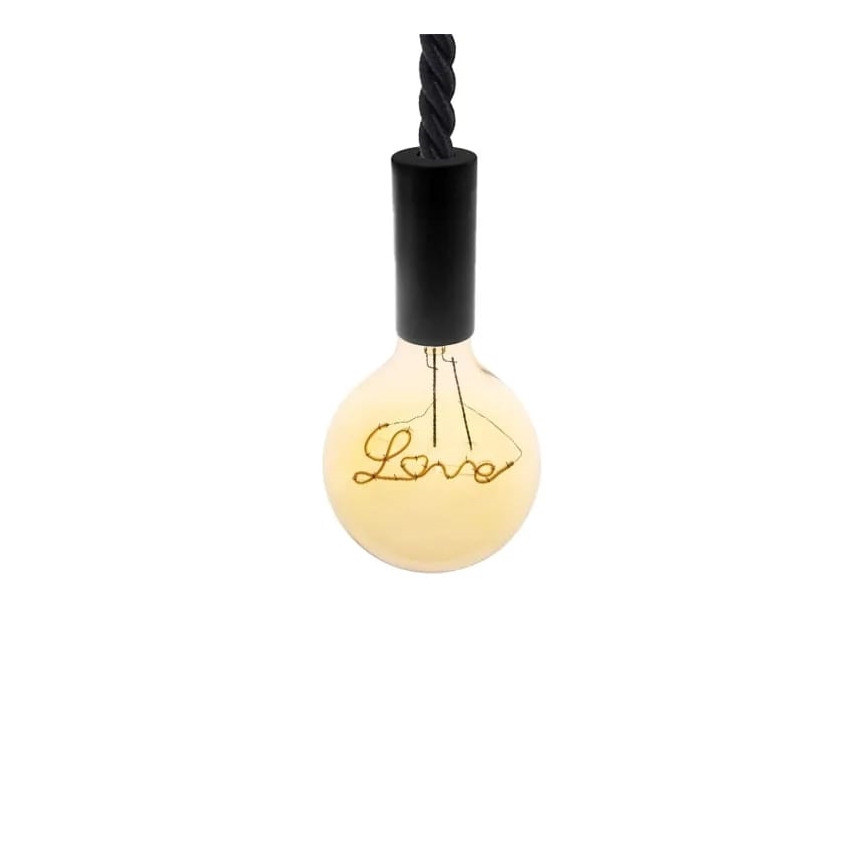LED Žiarovka FILAMENT VINTAGE LOVE G125 E27/2W/230V 2000K