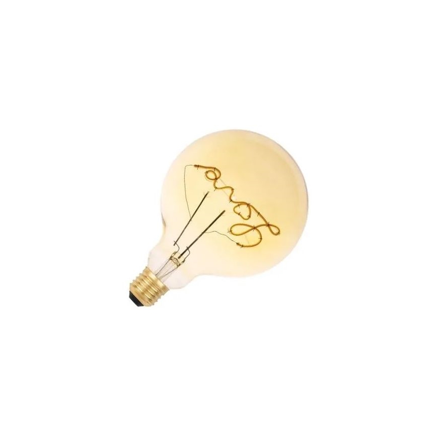 LED Žiarovka FILAMENT VINTAGE LOVE G125 E27/2W/230V 2000K