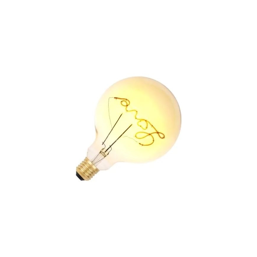 LED Žiarovka FILAMENT VINTAGE LOVE G125 E27/2W/230V 2000K