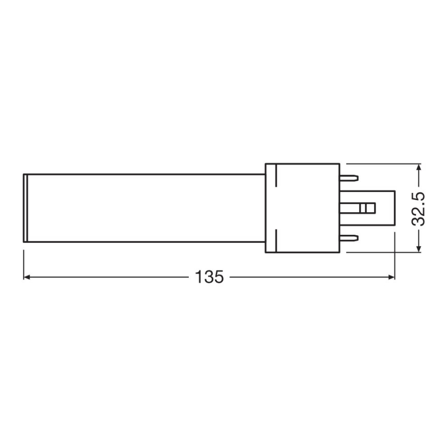 LED Žiarovka G23/3,5W/230V 3000K - Osram