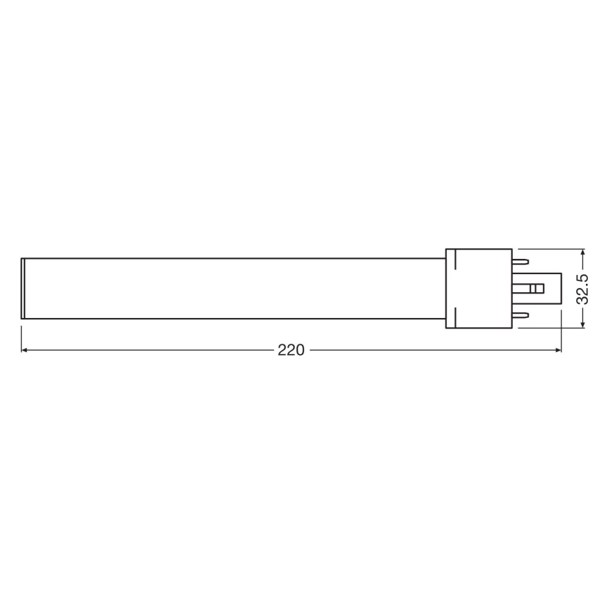 LED Žiarovka G23/6W/230V 4000K - Osram