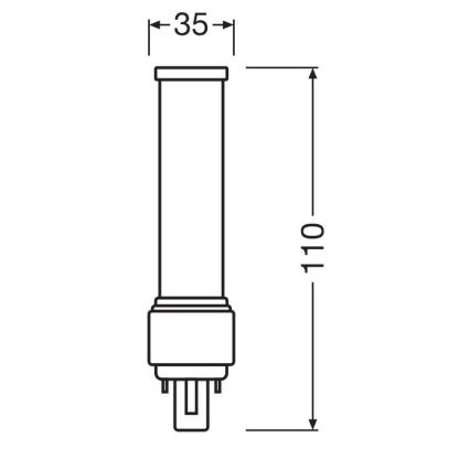 LED Žiarovka G24d-1/5W/230V 4000K - Osram