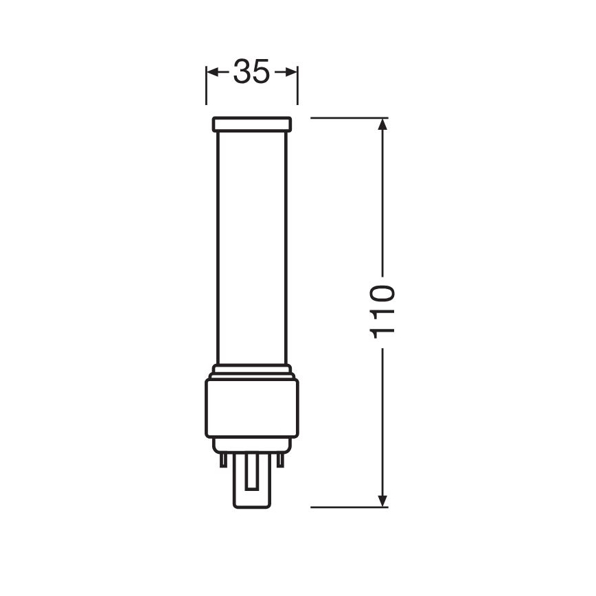 LED Žiarovka G24d-1/5W/230V 4000K - Osram
