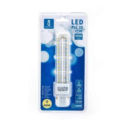 LED Žiarovka G24D-3/12W/230V 4000K - Aigostar