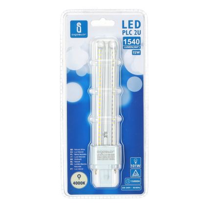 LED Žiarovka G24D-3/15W/230V 4000K - Aigostar