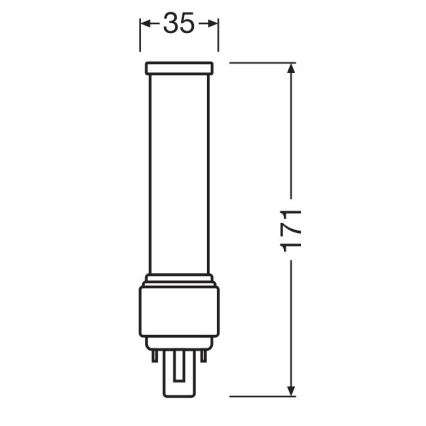 LED Žiarovka G24d-3/9W/230V 3000K - Osram