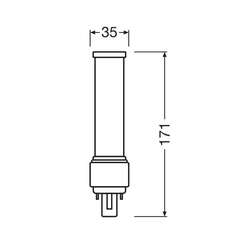 LED Žiarovka G24d-3/9W/230V 4000K - Osram