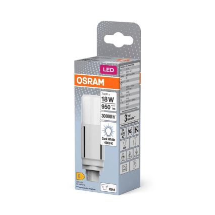 LED Žiarovka G24d/7,5W/230V 4000K - Osram
