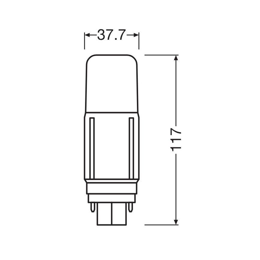 LED Žiarovka G24d/7,5W/230V 4000K - Osram