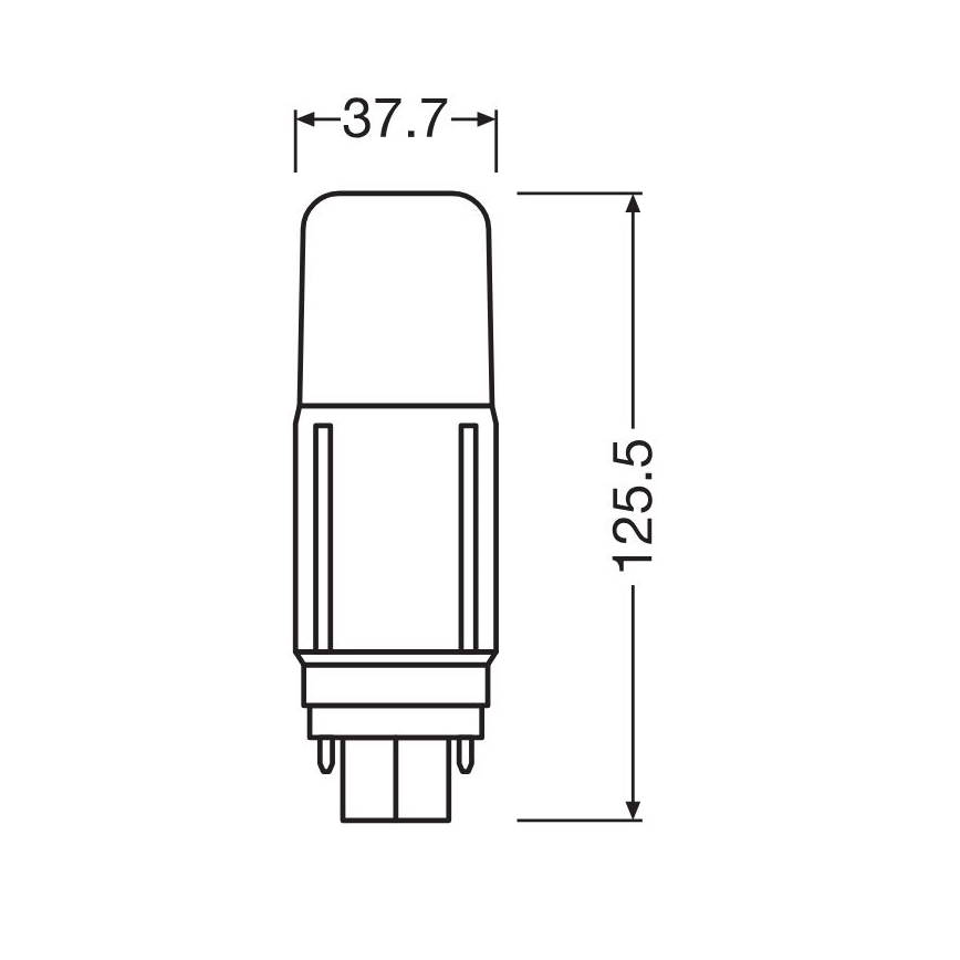 LED Žiarovka G24d/9,5W/230V 3000K - Osram