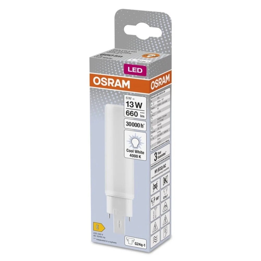 LED Žiarovka G24q-1/6W/230V 4000K - Osram