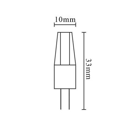 LED Žiarovka G4/1,5W/12V 4000K