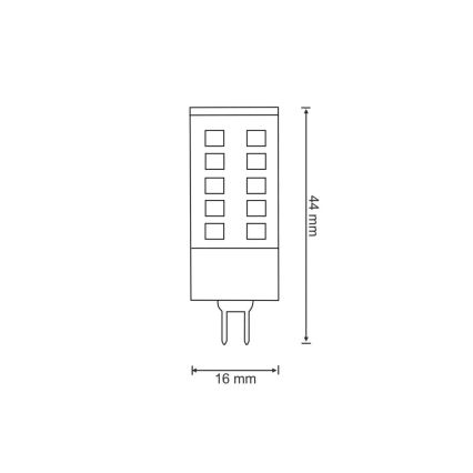 LED Žiarovka G4/3W/12V 6500K