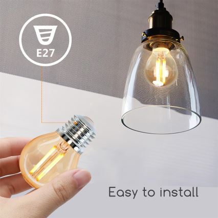 LED Žiarovka G45 E27/6W/230V 2200K - Aigostar